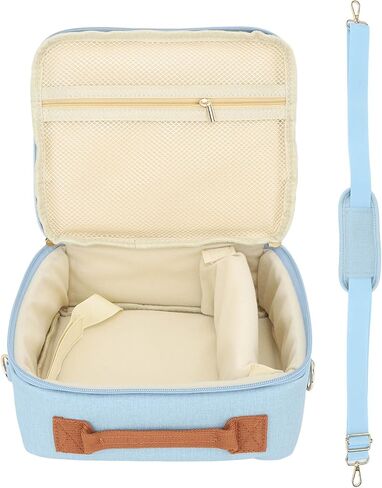 CHICIRIS Durable Camera Bag with Top Handle and Shoulder Strap for CP910 1200 1300 DSLR, Great for Outdoor Adventures and Easy Camera Access, Black Cloth Design (Beige) in Kuwait