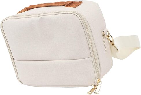 CHICIRIS Durable Camera Bag with Top Handle and Shoulder Strap for CP910 1200 1300 DSLR, Great for Outdoor Adventures and Easy Camera Access, Black Cloth Design (Beige) in Saudi Arabia