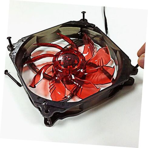 Vaguelly 50Pcs Long PC Case Fan Screws Kit Computer Cooling Fan Mounting Screws for Easy Installation for DIY Builds and Professional Use Provides Secure Fastening in Saudi Arabia