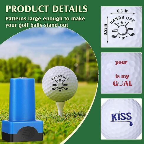 3 حزمة لعبة Golf Ball Stamp علامات طوابع لعبة Golf Ball Ball القابلة لإعادة الاستخدام Golf Ball Tool لتحديد كرات الجولف لإكسسوارات غولف هدايا الغولف in Saudi Arabia