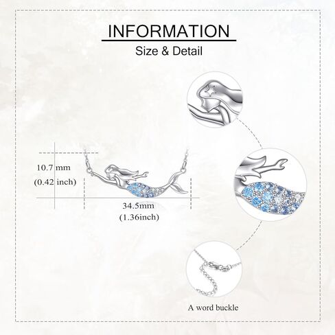URONE Crystal Shark Necklace for Women 925 Sterling Silver Shark Pendant Necklace with Opal Shark Crystal Jewelry Gifts for Girl Boy Men in Saudi Arabia