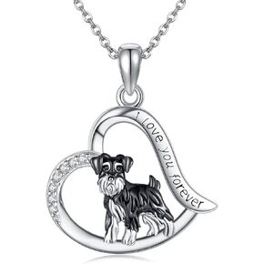 JERWLI Dachshund/الراعي الاسترالي قلادة 925 فضة الراعي الاسترالي قلادة الكلب مجوهرات للنساء in Kuwait
