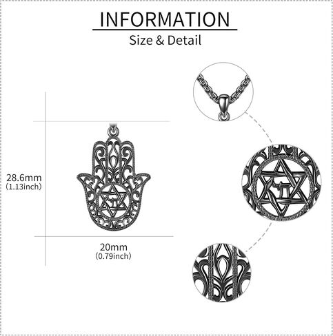 YAFEINI Eagle Necklace 925 Sterling Silver Eagle Pendant Animal Gift Jewelry For Men in Kuwait
