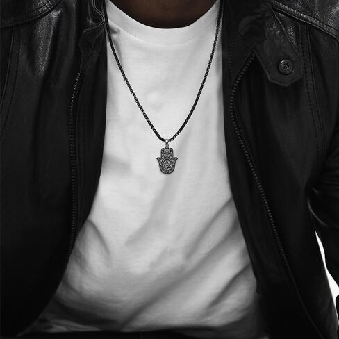 YAFEINI Eagle Necklace 925 Sterling Silver Eagle Pendant Animal Gift Jewelry For Men in Kuwait