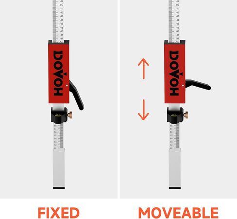 Grade Rod for Laser Level, with Quick-Release Slider for Laser Receiver, 7.9ft/2.4m Adjustable Aluminum Laser Level Stick, DP2400 in Saudi Arabia