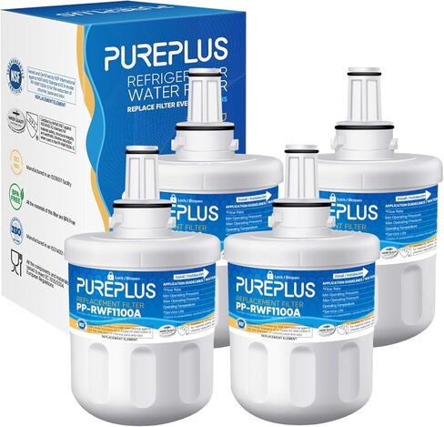 استبدال فلتر المياه PUREPLUS DA29-00003G لهاتف Samsung DA29-00003B، Aqua-Pure Plus DA29-00003F، DA29-00003A، HAFCU1، HDX FMS-1، RSG257AARS، RFG237AARS، RFG297AARS، ثلاجة RS22HDHPNSR، عبوتين in Kuwait