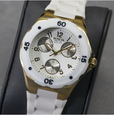 Invicta Women's 18796 Angel Analog Display Japanese Quartz White Watch in Saudi Arabia