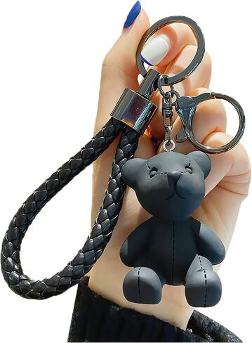 Yaihsuy Bear Resin Keychain Bear Key Ring Bag Charm for Car Keys, Backpack Accessories,Decoration Gift for Women Girls in Saudi Arabia
