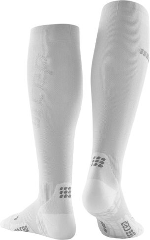 CEP Women's Ultralight Compression Tall Run Socks Electric Pink/Light Grey Size 3 in Saudi Arabia