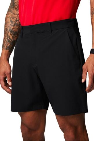 Fabletics Men's Only Short, Everyday Commuter, Lightweight, Liquid Resistant, Secure Pockets, 4-Way-Stretch, Streamlined Fit in Kuwait