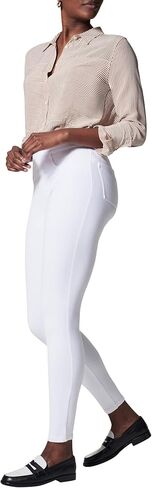 SPANX Jean-ish Ankle Leggings Earthy Taupe MD in Kuwait