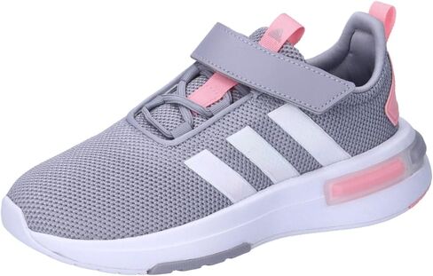 adidas Racer TR 25 Sneaker, Black/White/Solar Red, 2.5 US Unisex Little Kid in Saudi Arabia