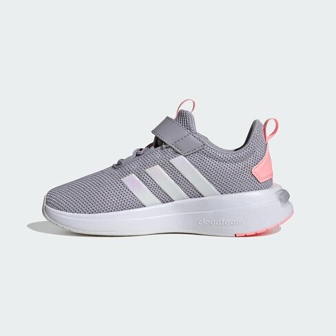 adidas Racer TR 25 Sneaker, Black/White/Solar Red, 2.5 US Unisex Little Kid in Saudi Arabia