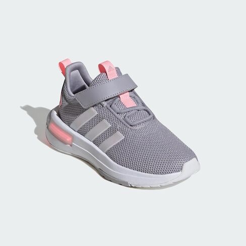 adidas Racer TR 25 Sneaker, Black/White/Solar Red, 2.5 US Unisex Little Kid in Saudi Arabia