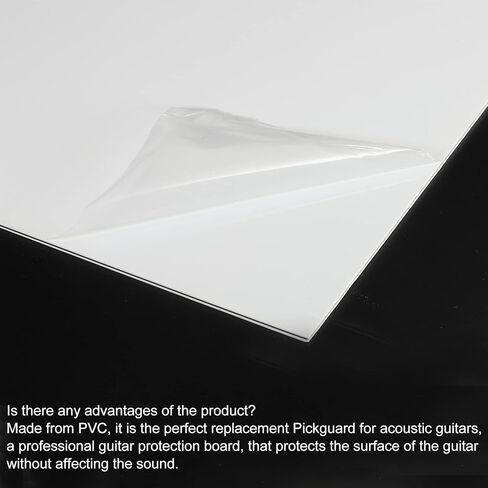 Patikil فارغة الغيتار Pickguard Material لوحة الخدش 290X 435MM 3 طبقة صوتية الغيتار الكهربائية أجزاء أسود أسود أسود in Kuwait