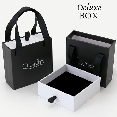 QUADRI - Rosary Necklace for Women in Sterling Silver Beads Catholic Virgin Mary - Premium Quality Necklace - Beautiful Cross Necklace with Beads Chain - 19 inch - Gift Box Included in Kuwait