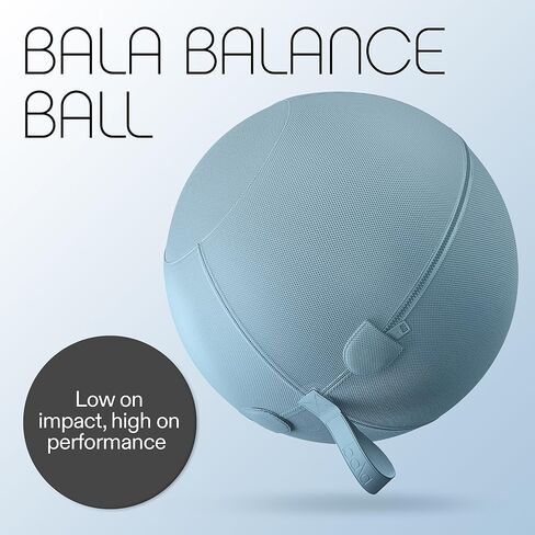 Bala Balance Ball - كرسي كرة تمرين لليوغا ، بيلاتيس ، البار ، تعزيز الأساس والعلاج الطبيعي - معدات الصالة الرياضية للسيدات وملحقات التمرين in Kuwait