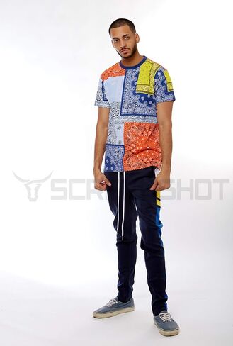 Screenshotbrand Mens Hipster Hip-Hop Urban Tees - NYC Street Fashion Graffiti Animation Print T-Shirt in Saudi Arabia