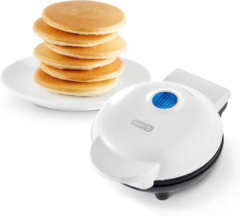 Dash Mini Maker Griddle, 4 Inch Nonstick Cooking Surface, Aqua | Compact Electric Mini Pancake Maker, Quick Heating, Single Serve Eggs, Hash Browns & Breakfast Sandwiches in Kuwait