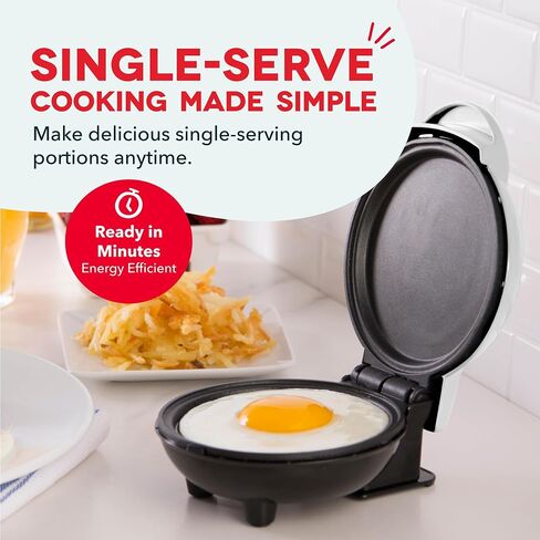 Dash Mini Maker Griddle, 4 Inch Nonstick Cooking Surface, Aqua | Compact Electric Mini Pancake Maker, Quick Heating, Single Serve Eggs, Hash Browns & Breakfast Sandwiches in Kuwait