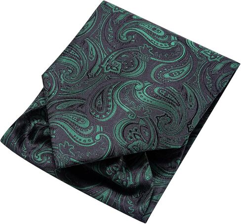 مرحبا التعادل الرجال Cravat وزهرة التلبيب دبوس مجموعة الجاكار الحرير أسكوت منديل أزرار أكمام لحفل الزفاف فستان يومي in Kuwait