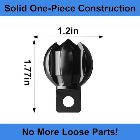 9-Piece Drain Auger Drill Attachment for 5/16"-3/4" Cable, Heavy-Duty Steel Construction, Fits 50FT-100FT Drain Machines,Rust-Resistant for Sink/Shower/Toilet Clogs in Saudi Arabia