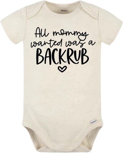 All Mommy Wanted Was A Backrub Baby Bodysuit | Baby | Babies | Gift | humor in Saudi Arabia