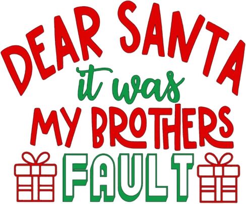 Christmas Baby Bodysuit - It Was My Brother's Fault in Saudi Arabia
