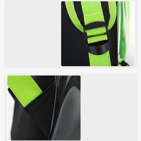 Daypack Clear Heavy Duty PVC Backpack With Reinforced Straps Multiple Pockets Large Bookbag school bag in Saudi Arabia