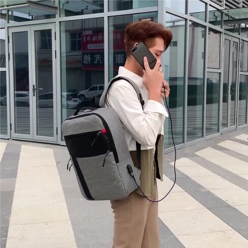 Daypack حقيبة ظهر كاجوال للأعمال مع حقيبة كمبيوتر محمول ذات سعة كبيرة وحقيبة ظهر للسفر وحقيبة مدرسية in Kuwait