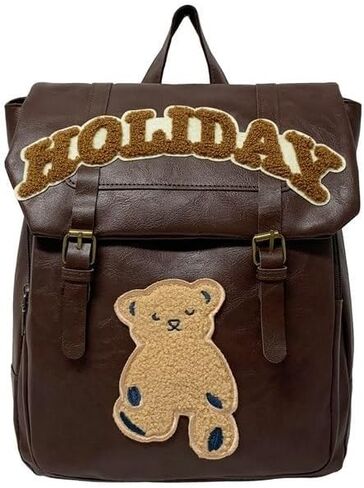 Daypack Brown Bookbags Travel Office Daypacks Fashion Laptop Business Waterproof Backpacks school bag in Saudi Arabia