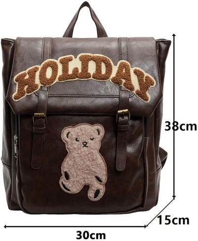 Daypack Brown Bookbags Travel Office Daypacks Fashion Laptop Business Waterproof Backpacks school bag in Saudi Arabia