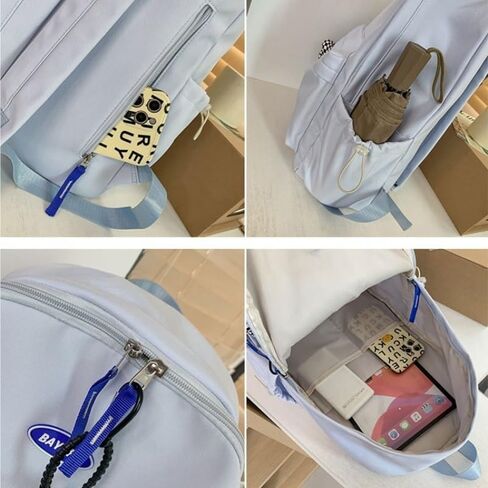 Daypack Student Backpacks Solid Color Daypack Big Lightweight And Good Looking School Book Bag school bag in Saudi Arabia