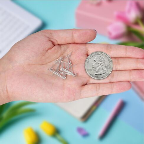 400Pcs Silver Eye Pins 20mm Handmade End Headpins Brass Wire Needle Straight Stainless Steel Sewing Pins for Earring Pendant Bracelet Necklace Jewelry Making Findings DIY Craft in Saudi Arabia