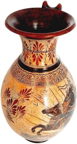 Ancient Greek Vase Jar 36cm,Phaethon and Achilles with Pythia in Saudi Arabia