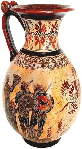 Ancient Greek Vase Jar 36cm,Phaethon and Achilles with Pythia in Saudi Arabia