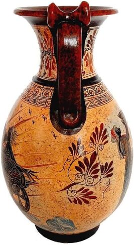 Ancient Greek Vase Jar 36cm,Phaethon and Achilles with Pythia in Saudi Arabia