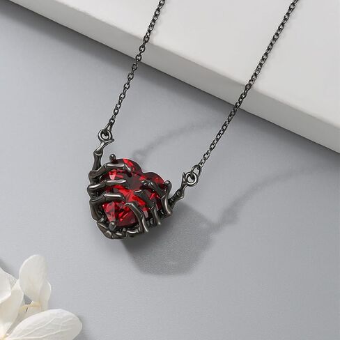 OHAYOO Skull Necklace 925 Sterling Silver Snake Pendant Gothic Skeleton Necklace Halloween Jewelry Gifts for Men Women in Saudi Arabia