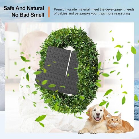 powoq Fit 2020-2023 Hyundai Palisade Cargo Liner Backrest Mat TPE خلف الصف الثالث واقي المقعد الخلفي لـ 2020 2021 2022 2023 Hyundai Palisade Accessories (حصيرة صندوق السيارة الخلفي مع حصيرة مسند الظهر) in Kuwait