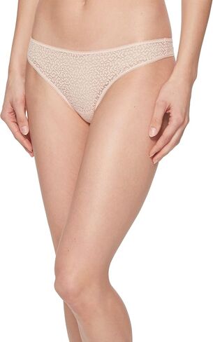 DKNY Women's Modern Lace Thong Panty, Black, X Large in Kuwait