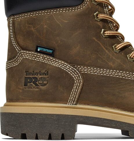 Timberland Women's Direct Attach 6 Inch Steel Safety Toe Insulated Waterproof 6 ST WP INS 200g, Wheat: Wheat, 7 in Saudi Arabia