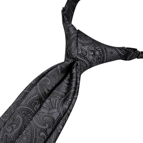 Hi-Tie Father And Son Tie Set Jacquard Woven Silk Necktie Pocket Square Set For Wedding Party Formal Dress Gifts in Saudi Arabia