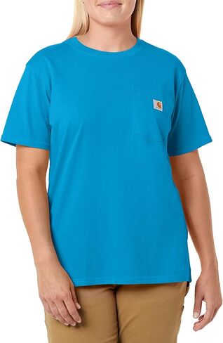 Carhartt Women's 103067 Women's WK87 Workwear Pocket Short Sleeve T-Shirt in Saudi Arabia