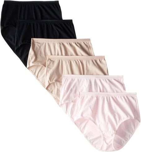Fruit of the Loom Women's 6 pack Cotton Brief Panties in Saudi Arabia