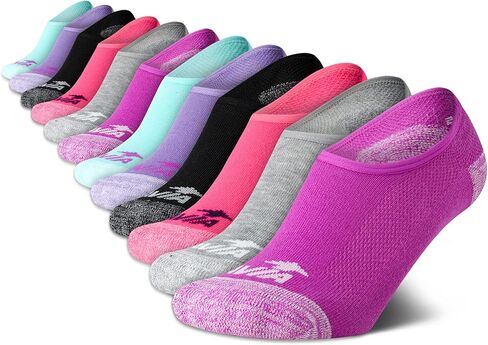 Avia Women's Cushioned No Show Socks (12 Pack) in Saudi Arabia