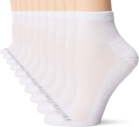 Fruit of the Loom Women's Everyday Soft Cushioned Socks-10 Pair Packs in Saudi Arabia