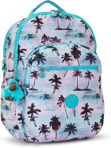 Kipling Women's Seoul 15" Laptop Backpack, Durable, Roomy with Padded Shoulder Straps, Built-In Protective Sleeve in Kuwait