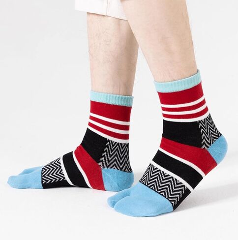 Nicecoco tabi socks,flip flop socks,flip flop socks for women,apanese socks,tabi socks women,socks with toes separated for women,sandal socks,tabi socks men,toe socks,5Pack in Kuwait