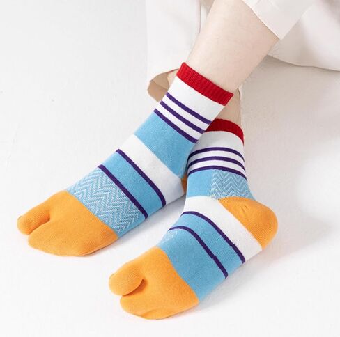 Nicecoco tabi socks,flip flop socks,flip flop socks for women,apanese socks,tabi socks women,socks with toes separated for women,sandal socks,tabi socks men,toe socks,5Pack in Kuwait
