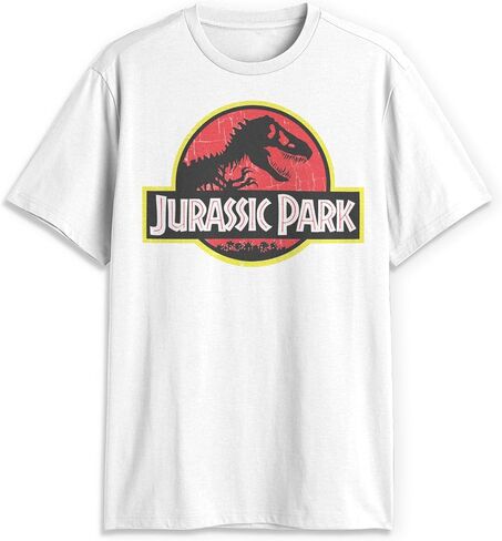 تي شيرت رجالي بشعار الفيلم الكلاسيكي من Jurassic Park in Kuwait